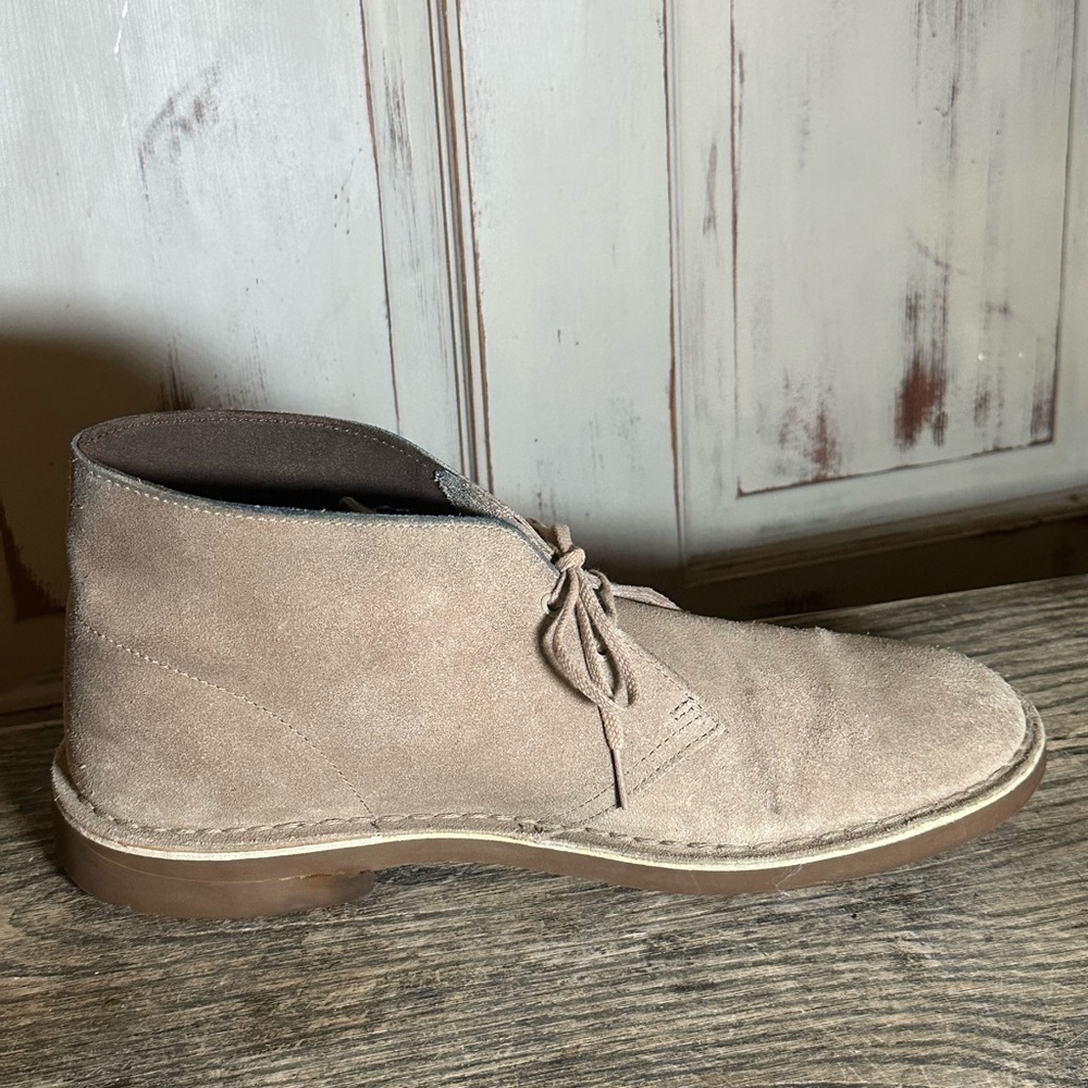 Mens Clarks Originals Signature Suede Desert Chukka Casual Boot in Sand US 11 - Picture 3 of 12